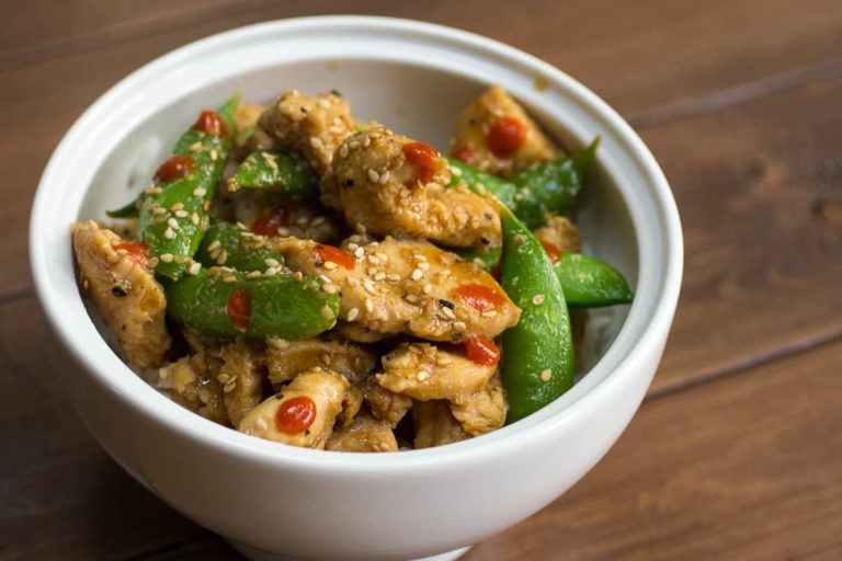 Sesame Chicken With Pea Pods Or Whatever You Do