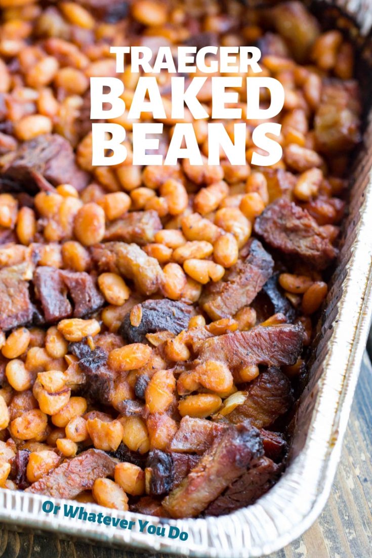 Traeger Baked Beans With Brisket Homemade Smoked Baked Beans