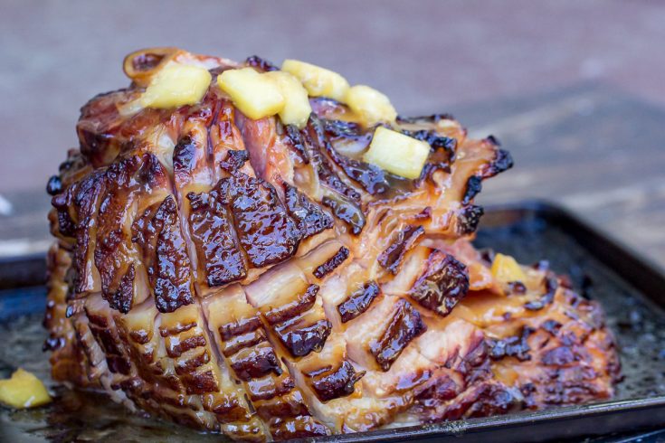 Pineapple Glazed Smoked Ham Or Whatever You Do