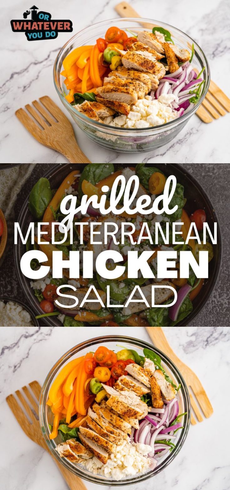 Grilled Mediterranean Chicken Salad Recipe Project Isabella