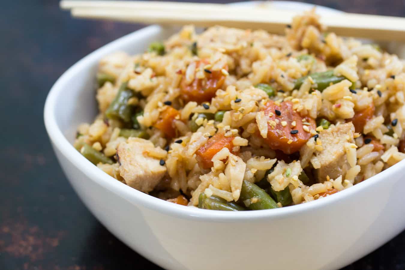 Teriyaki Chicken Rice Bowl - Easy dinner idea that is quick and delicious!