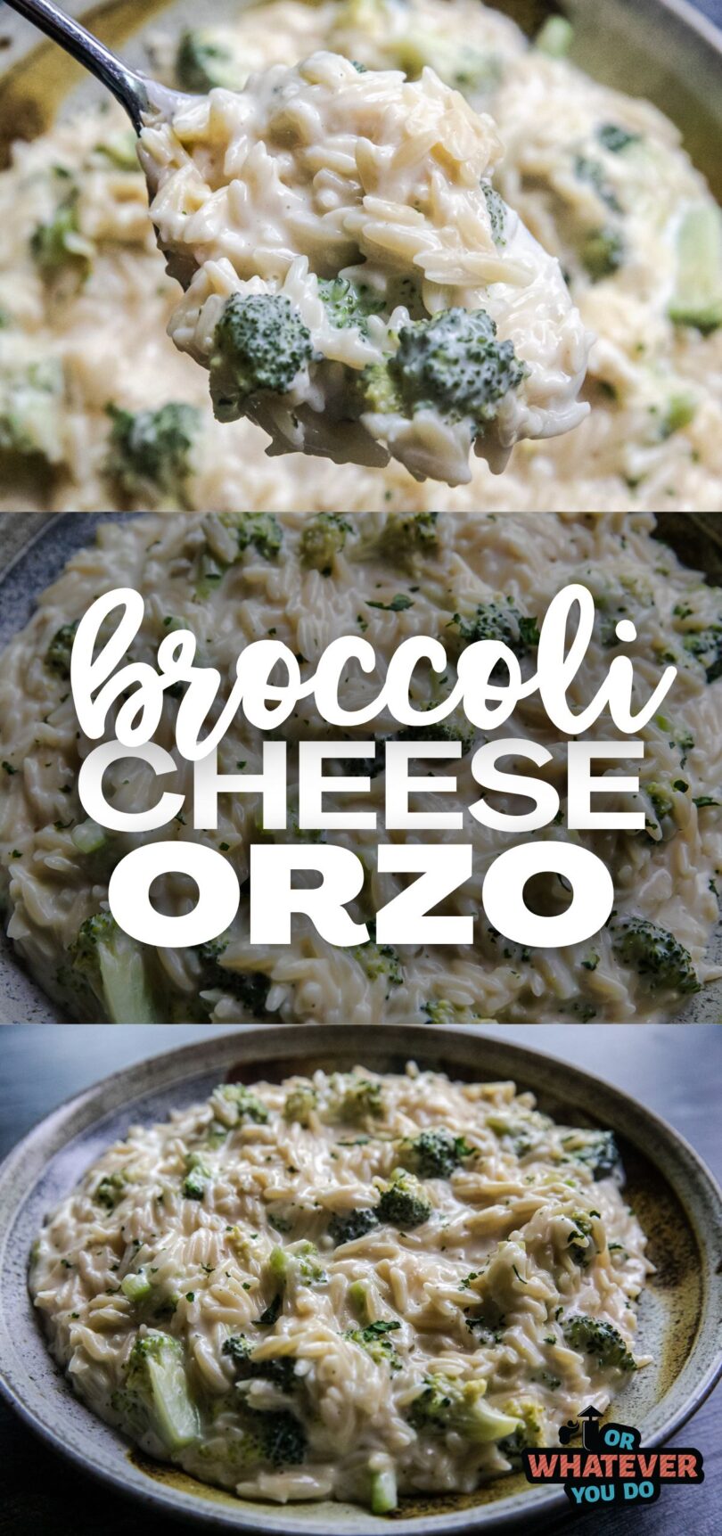 Broccoli Cheese Orzo