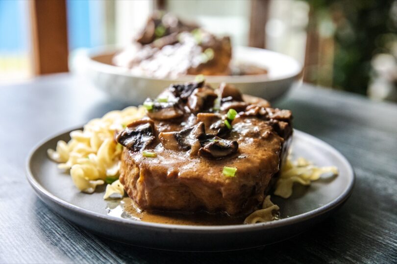 Creamy Mushroom Pork Chops