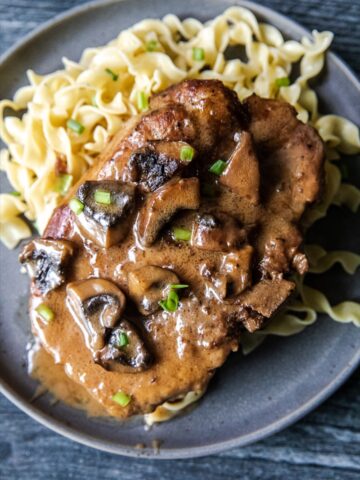 Creamy Mushroom Pork Chops