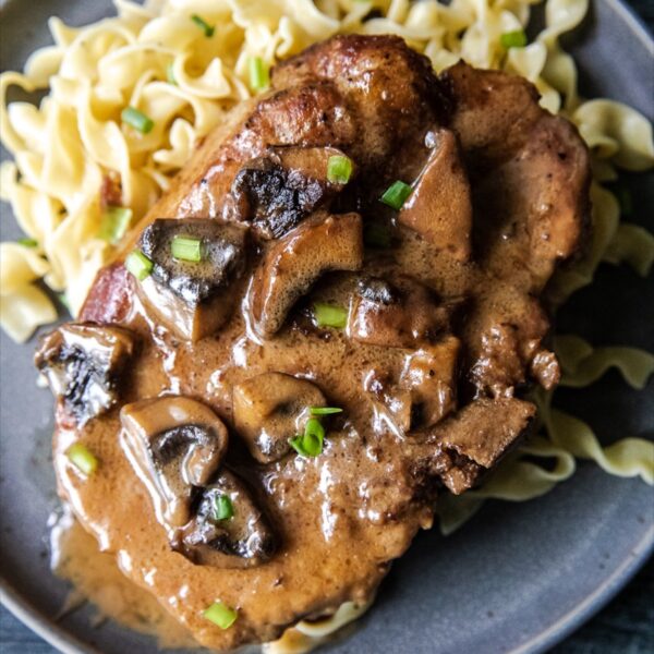 Creamy Mushroom Pork Chops