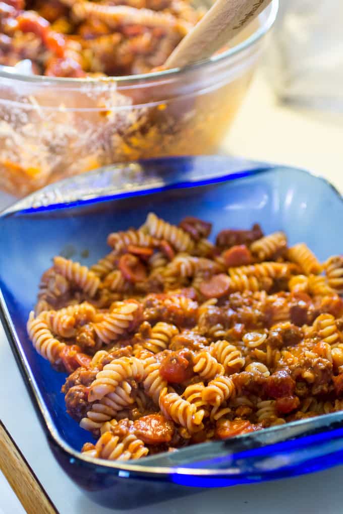 Pepperoni Rotini Bake - Or Whatever You Do