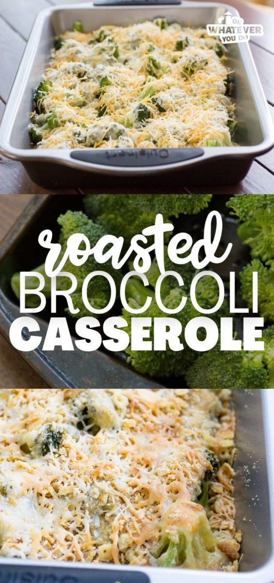 Roasted Broccoli Casserole - Or Whatever You Do