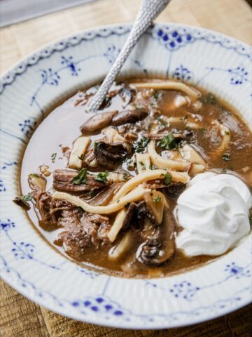 Beef Stroganoff Soup Recipe