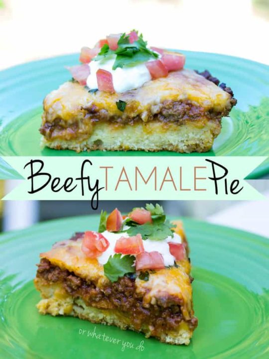 Beef Tamale Pie Recipe - Or Whatever You Do