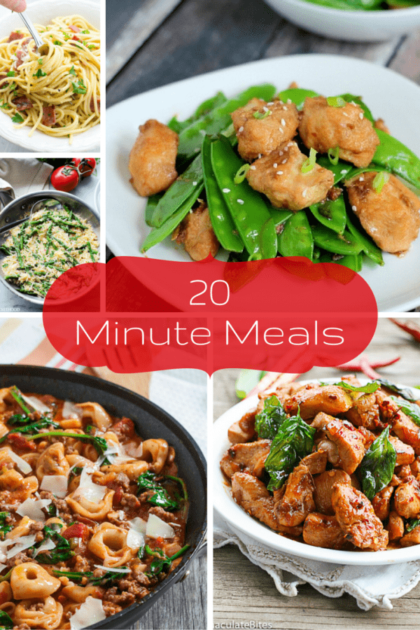 20 Minute Dinner Ideas | Or Whatever You Do