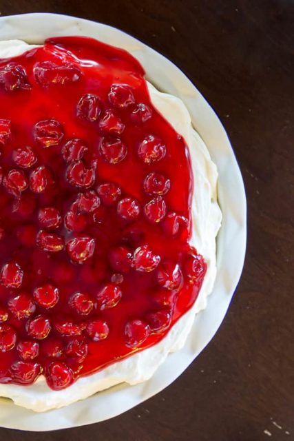 No Bake Cherry Cheesecake Fluff Pie - Or Whatever You Do