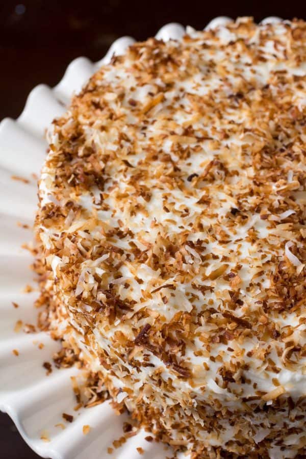 Toasted Coconut Cake Recipe - Or Whatever You Do