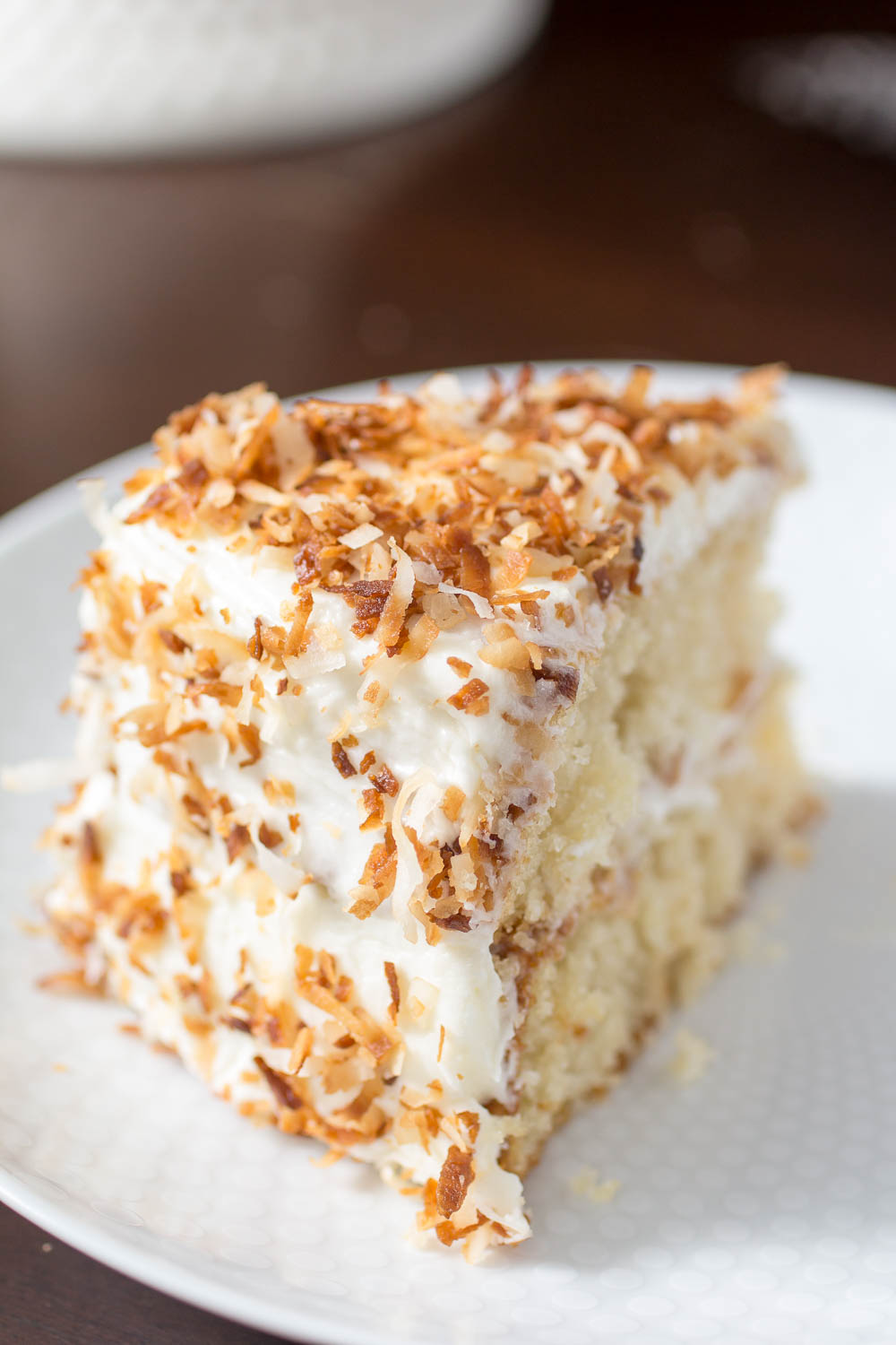 Toasted Coconut Snack Cake - Northern Ginger