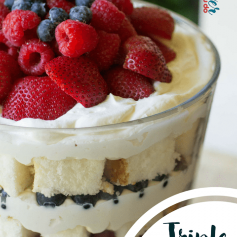 Strawberry & Chambord Cream Trifle - Straight to the Hips, Baby