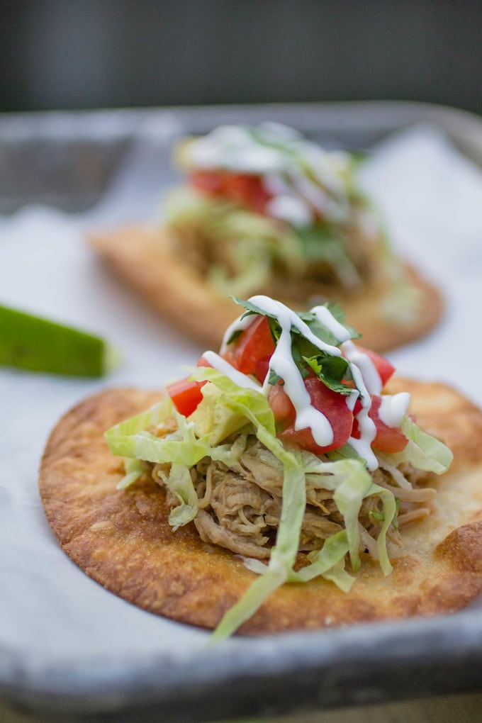 Pressure Cooker Salsa Verde Pork Tostadas » Or Whatever You Do