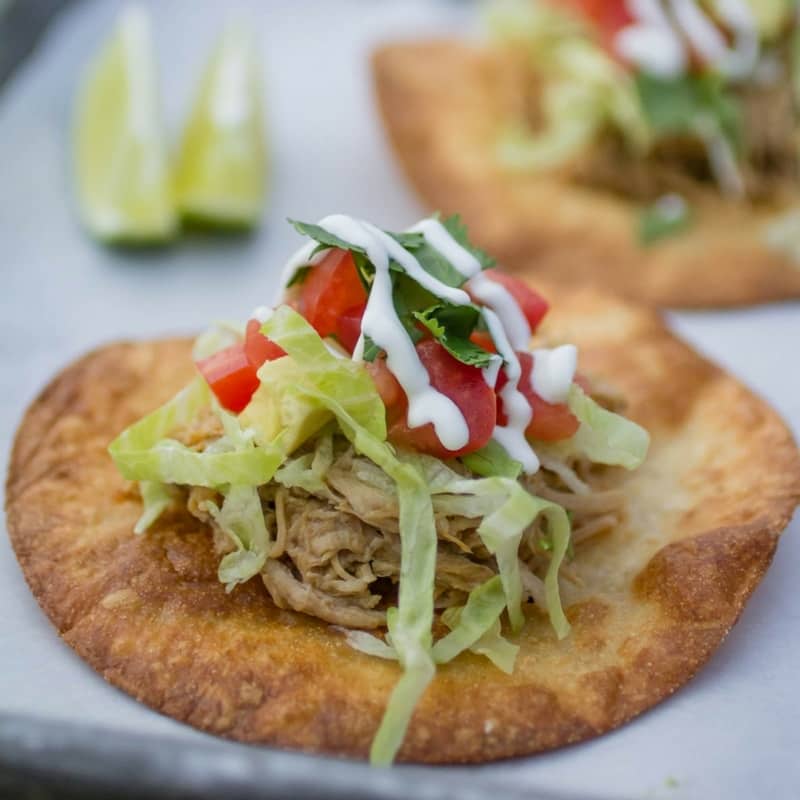 Pressure Cooker Salsa Verde Pork Tostadas - Or Whatever You Do