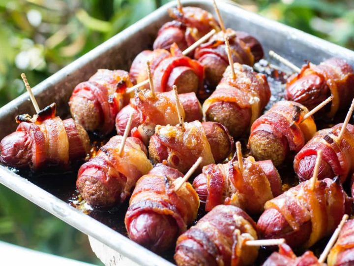 Bacon deals wrapped sausage