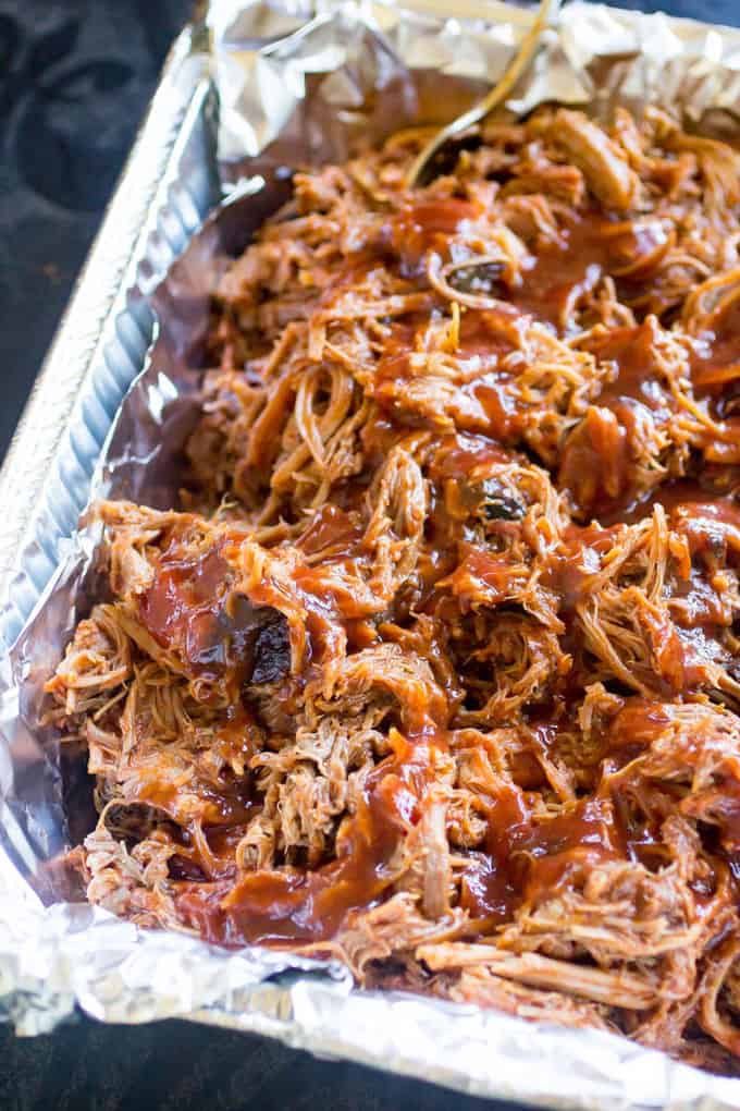 Traeger Pulled Pork | Delicious wood-pellet grill recipe from OWYD!