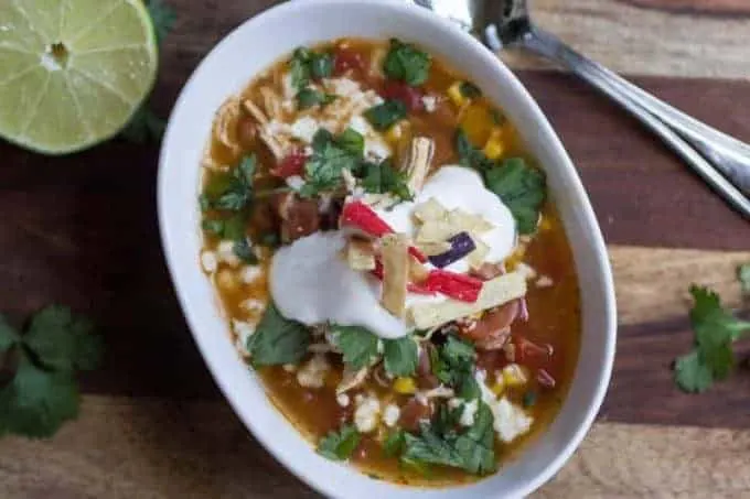 Chicken Taco Soup - Or Whatever You Do
