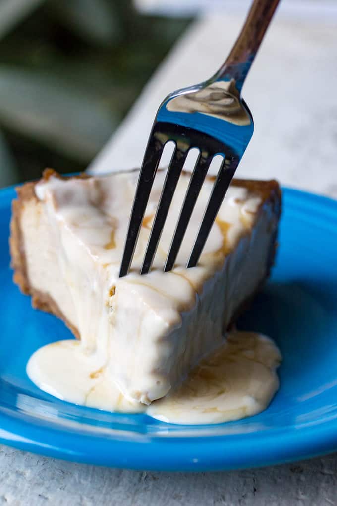 Instant Pot Eggnog Cheesecake