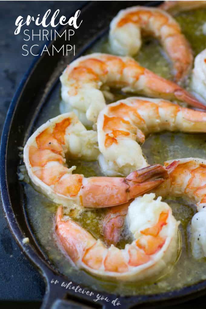 Garlic Shrimp Scampi - Over The Fire Cooking