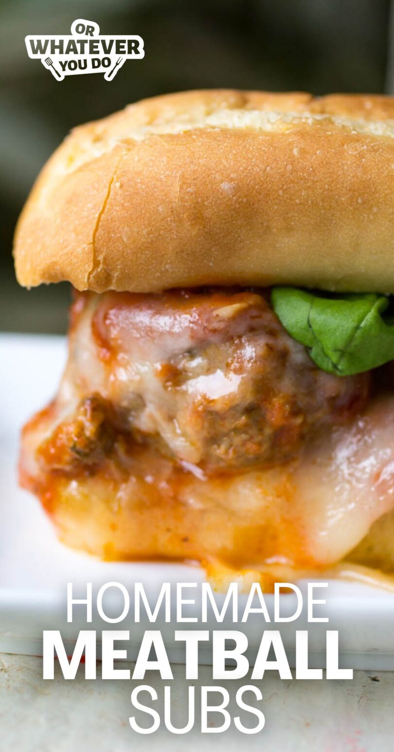 Homemade Meatball Subs