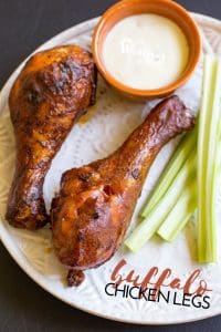 Traeger Grilled Buffalo Chicken Legs | Easy Wood-fired Chicken Drummies