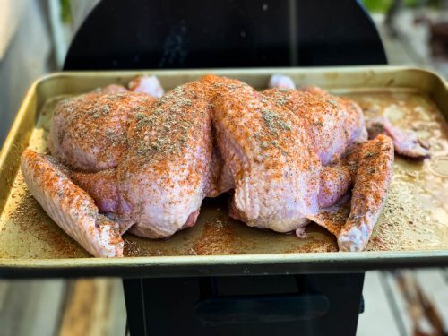 spatchcock turkey on traeger smoker