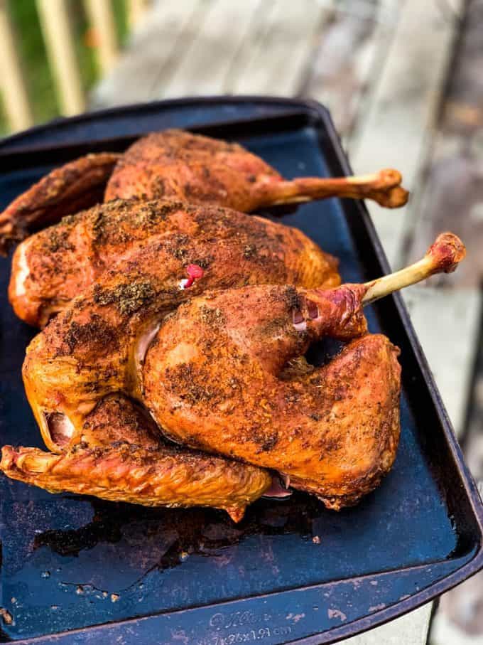 how long to cook spatchcock turkey on a pellet grill