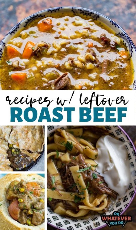 Leftover Roast Beef Recipes | Don't waste that leftover roast! Revamp it!