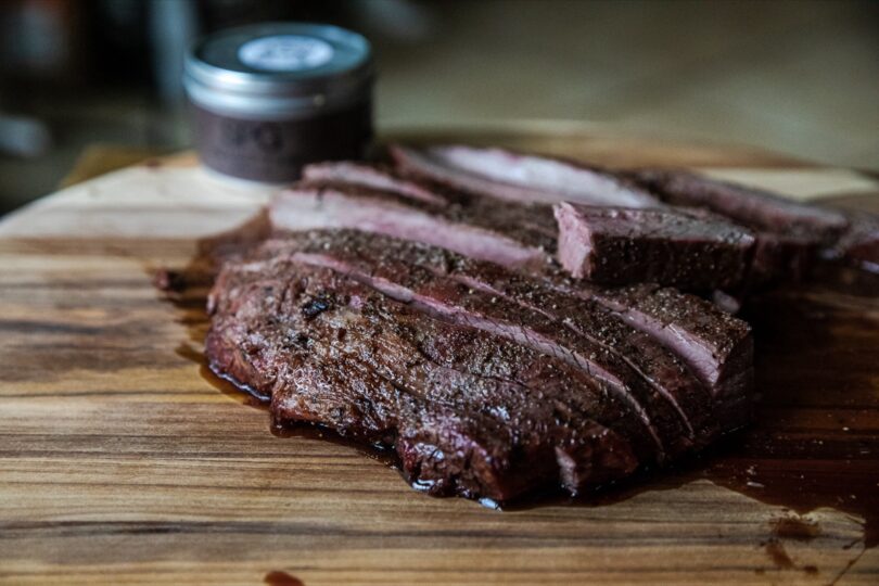 Reverse Seared Flank Steak