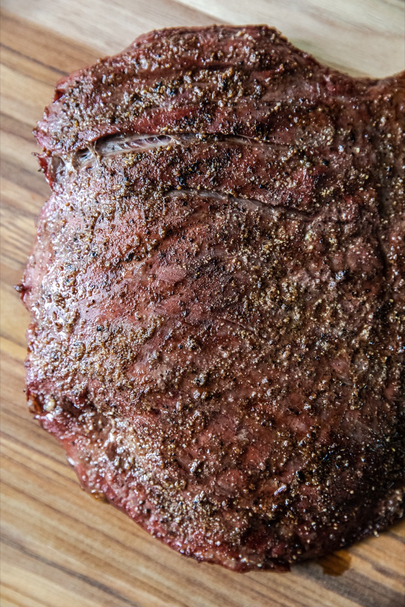 Reverse Seared Flank Steak