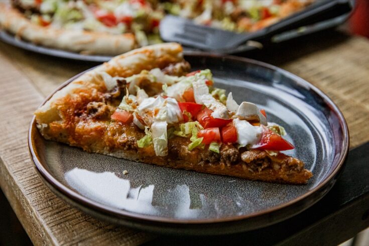 Homemade Taco Pizza