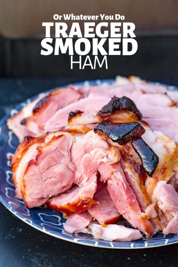 Traeger Smoked Ham - Easy glazed double 
