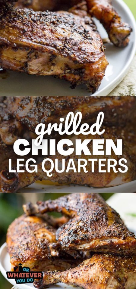 Traeger Grilled Chicken Leg Quarters - Easy pellet grill recipe