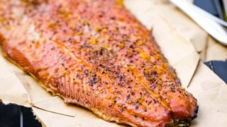 Lemon Pepper Smoked Salmon | Traeger Grilled Hot Salmon Recipe