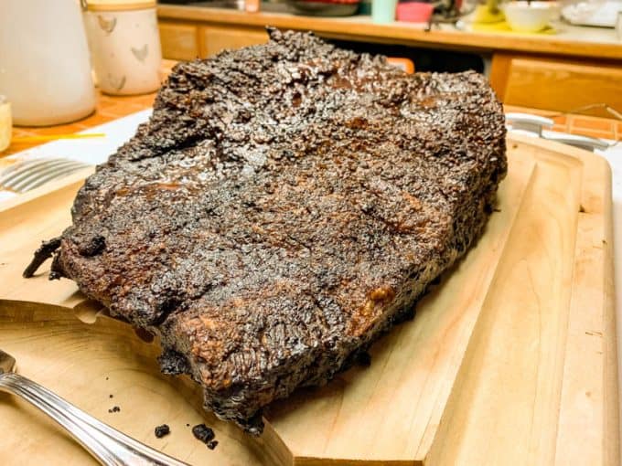 easy traeger brisket