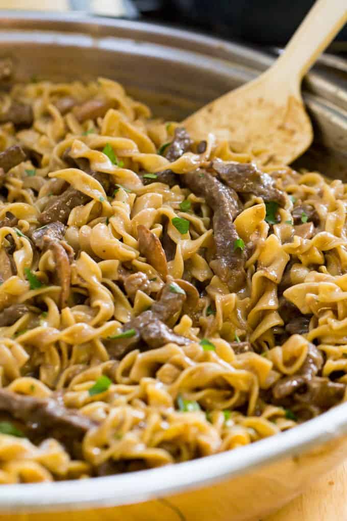 Beef Stroganoff Recipe - Homemade Classic Family Recipe