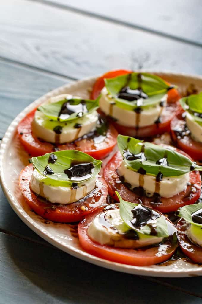 Caprese Salad with Balsamic Reduction Or Whatever You Do