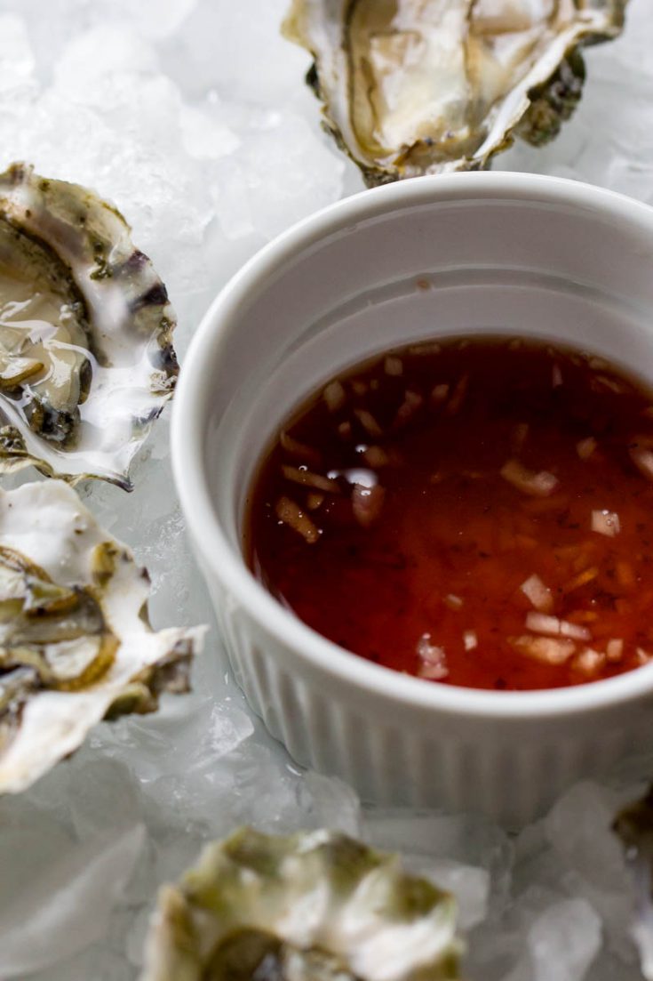 Mignonette Sauce for Oysters - Or Whatever You Do