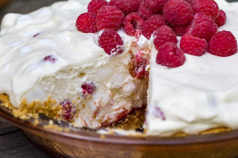 No-Bake Raspberry Fluff Pie - Easy Summer Dessert