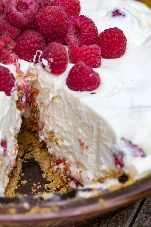 No-Bake Raspberry Fluff Pie - Or Whatever You Do