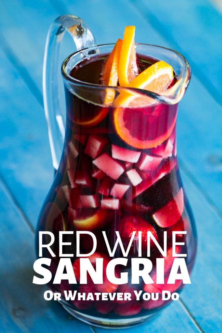 Red Wine Sangria Homemade Red Sangria recipe