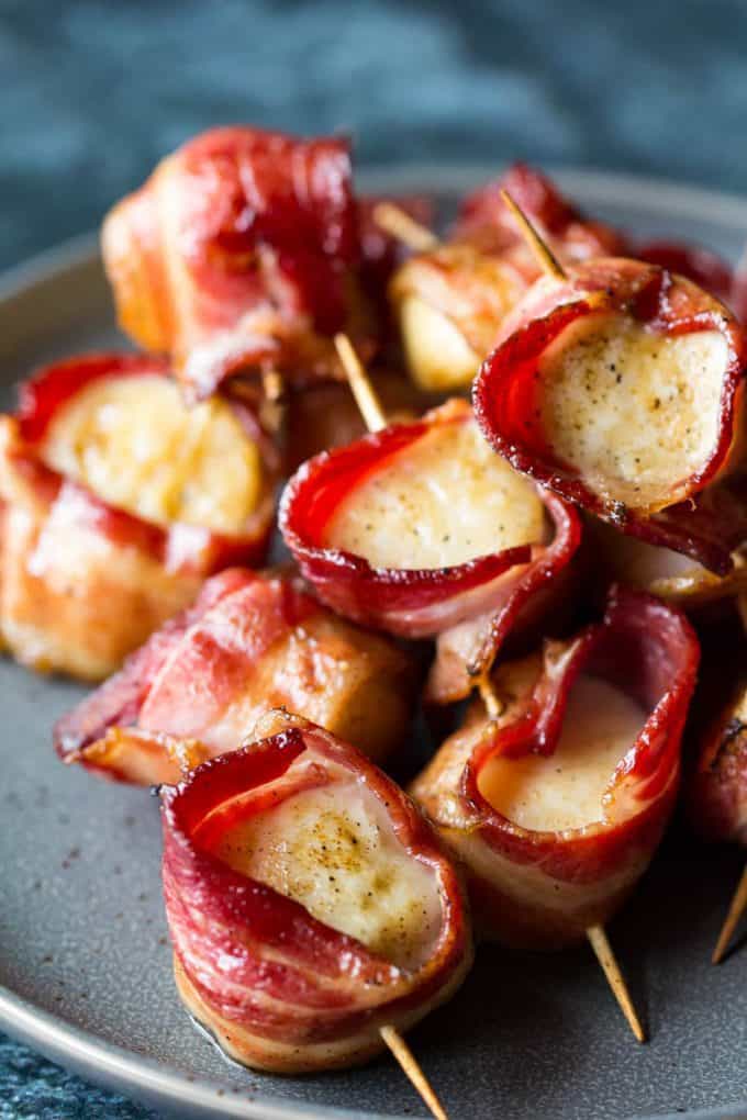 Traeger BaconWrapped Scallops Grilled Scallop Recipe