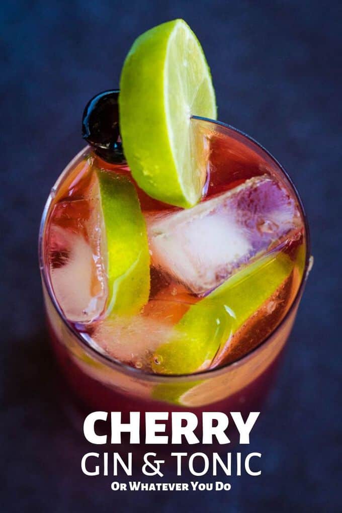 Cherry Gin And Tonic - Sweet Twist On A Classic Cocktail