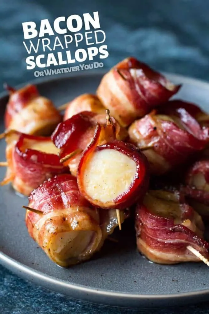 Scallops Wrapped with Apple Smoked Bacon