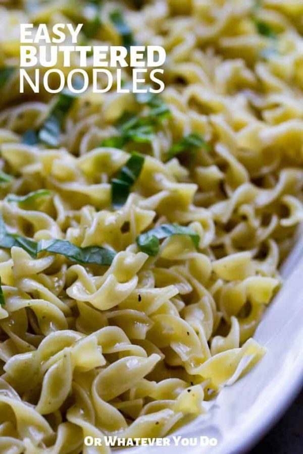 Easy Buttered Noodles - Simple Pasta Side-Dish Recipe