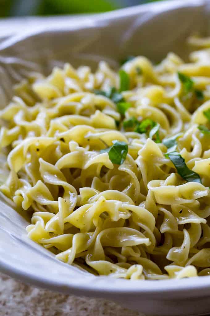 Easy Buttered Noodles - Simple Pasta Side-Dish Recipe