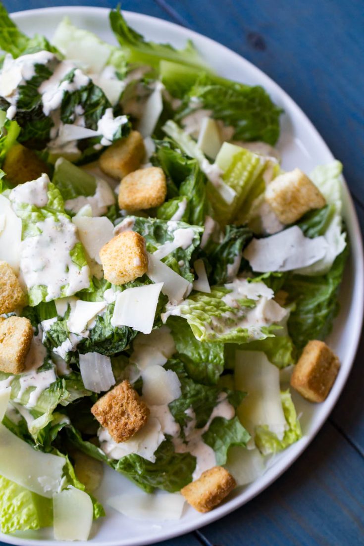 Caesar Salad Dressing Recipe - Homemade Creamy Caesar