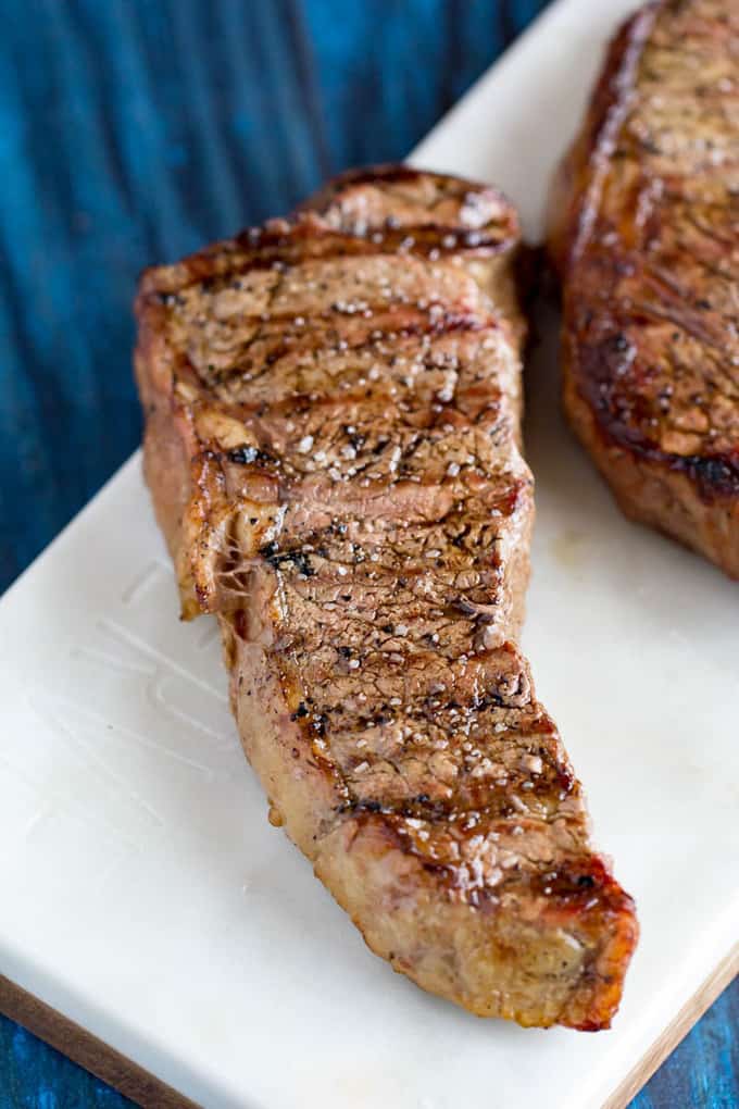 Traeger Grilled New York Strip - Pellet Grill Steak Recipe